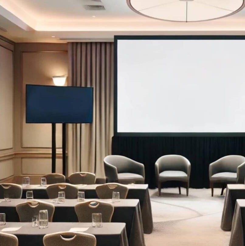 AV for panel discussion in medical ballroom
