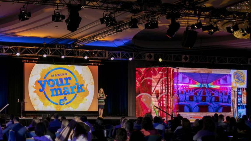 AV for panel discussion in medical ballroom